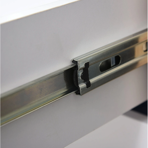 Rootz Drawer Unit - Filing Cabinet - Office Cabinet - 3 Drawers - Processed Wood - White - Natural - 55 x 45 x 65.5 cm