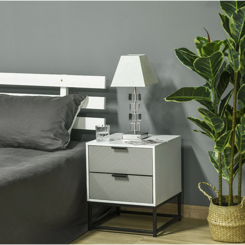 Rootz Table Lamp - Rotating Crystals - Atmosphere - Fabric Shade - Metal Base - Cream - METal - Fabric - 20 x 20 x 47 cm