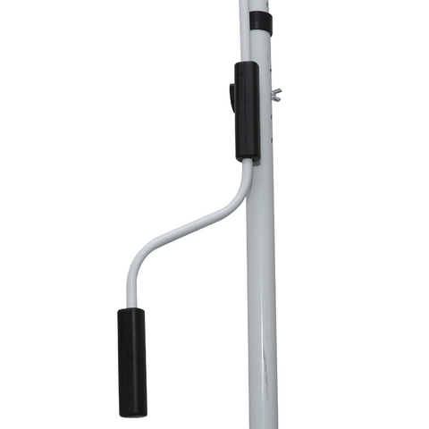 Rootz Awning - Sun protection - Articulated arm - Hand crank - Aluminum - Green/Blue - White - 2 x 1.5 m