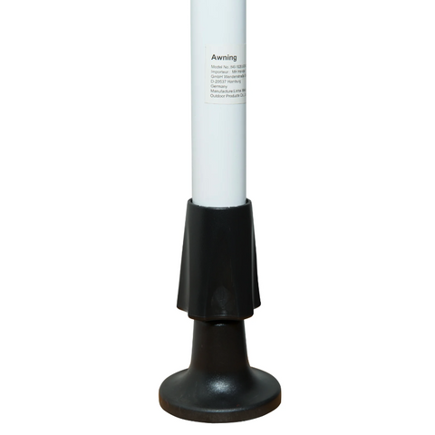 Rootz Awning - Sun protection - Articulated arm - Hand crank - Aluminum - Green/Blue - White - 2 x 1.5 m