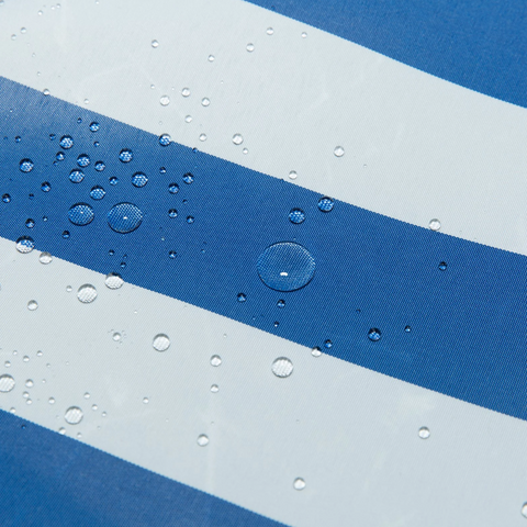 Rootz Awning - Sun protection - Articulated arm - Hand crank - Aluminum - Green/Blue - White - 2 x 1.5 m