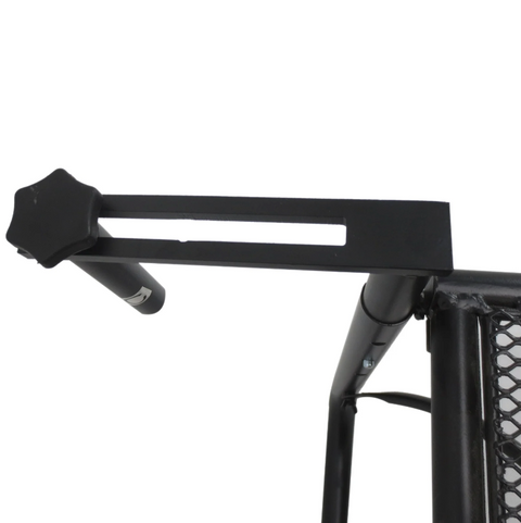 Rootz Balkontafel - Hangtafel - In Hoogte Verstelbaar - Terras - Metaal - Zwart - 60 x 56,5 x 45 cm