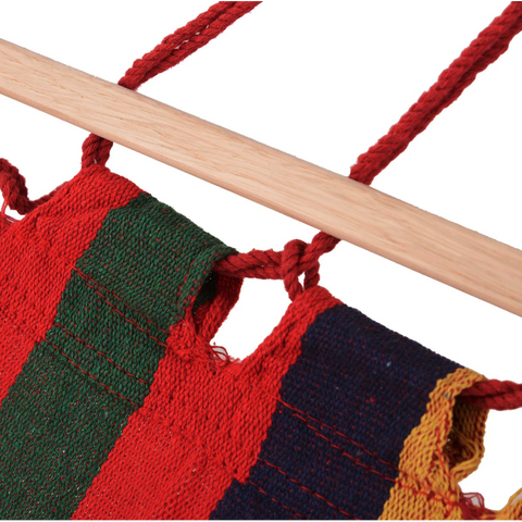 Rootz Holy Hammock - Weatherproof - UV Resistant - Up to 120 KG - Cotton-Polyster - Colorful - 2 x 1 m