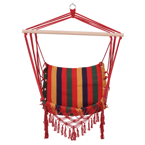 Rootz Hängesessel – Schaukel – Schwebestuhl – wetterfest – UV-beständig – bunt – bis 120 kg – 100 x 60 cm 