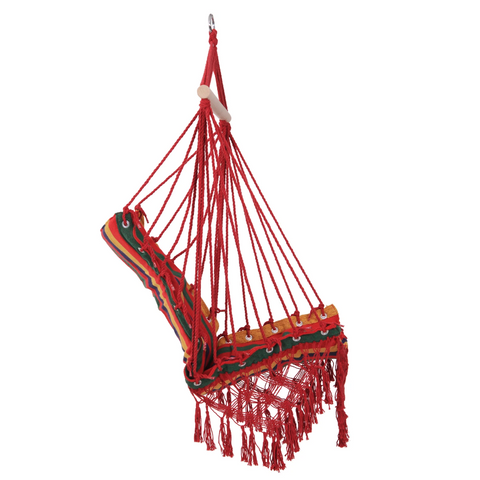 Rootz Hängesessel – Schaukel – Schwebestuhl – wetterfest – UV-beständig – bunt – bis 120 kg – 100 x 60 cm 