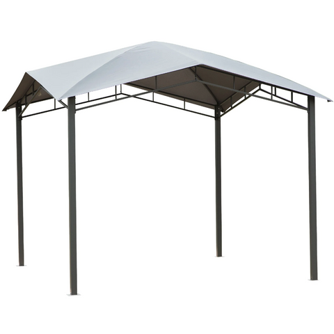 Rootz Garden pavilion - Canopy - Sun protection - Party tent - Pergola - Gray - 3 x 3 m