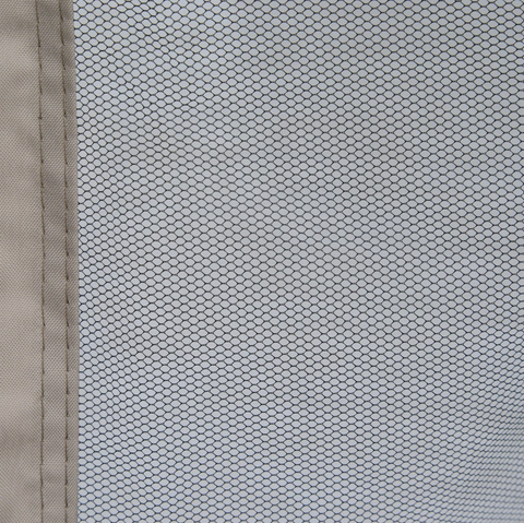 Rootz Garden Pavilion - Party Tent - 4x Side Wall - Weatherproof - Gray Brown - 3 x 3 x 2.6 m