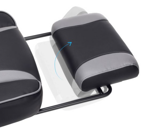 Rootz Gaming chair - Office chair - Swivel chair - Footrest - Headrest - Lumbar cushion - Ergonomic - Height Adjustable - Black - 67 x 66 x (116-126) cm