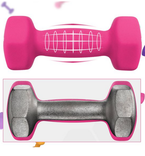 Rootz Halfterset - 6 Halfter - Hexagon - Hantelset - 2 x 1 kg - 2 x 1,5 kg - 2 x 2 kg