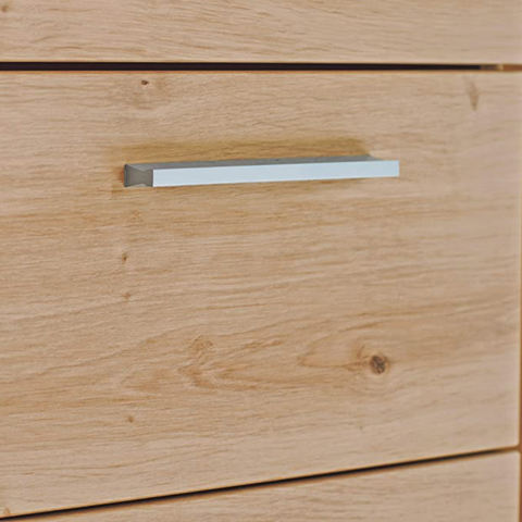 Rootz Bathroom Cabinet - High Cabinet with Open Compartment - High Gloss - 73 x 190 x 31 cm