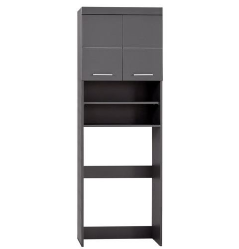 Rootz Bathroom Cabinet - Washing Machine Cabinet - High Gloss - 63 x 187 x 24cm