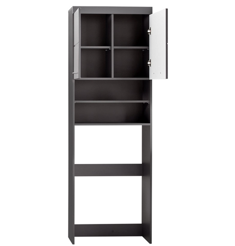 Rootz Bathroom Cabinet - Washing Machine Cabinet - High Gloss - 63 x 187 x 24cm