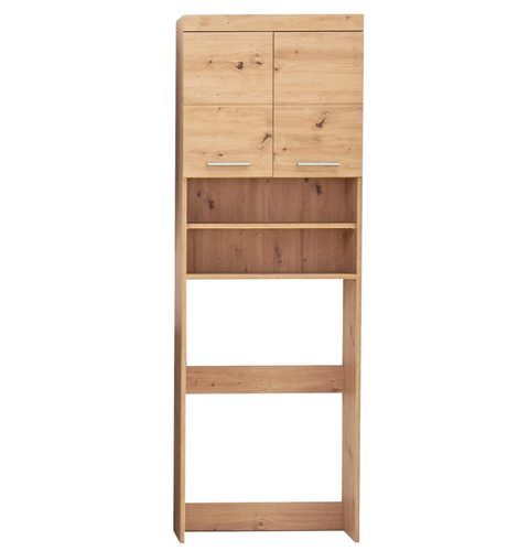 Rootz Bathroom Cabinet - Washing Machine Cabinet - High Gloss - 63 x 187 x 24cm