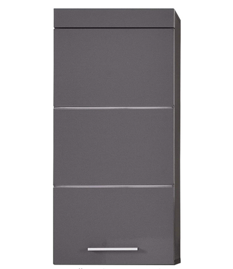 Rootz Wall cabinet - Bathroom cabinet - High gloss - 37 x 77 x 23cm