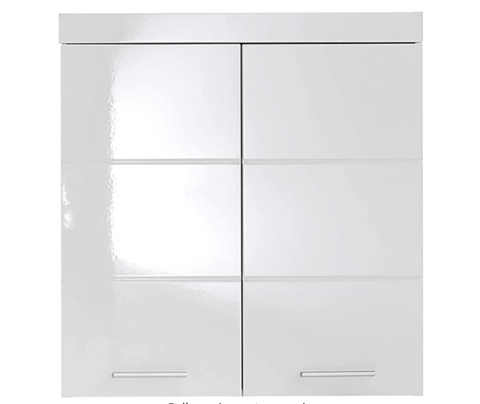Rootz Wall cabinet - Bathroom cabinet - High gloss - 73 x 77 x 23cm
