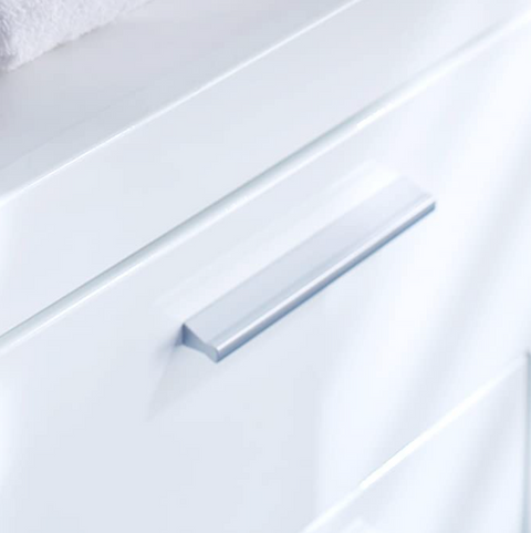 Rootz Wall cabinet - Bathroom cabinet - High gloss - 73 x 77 x 23cm