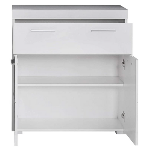 Rootz Bathroom cabinet - Cupboard - High gloss - 73 x 79 x 31 cm