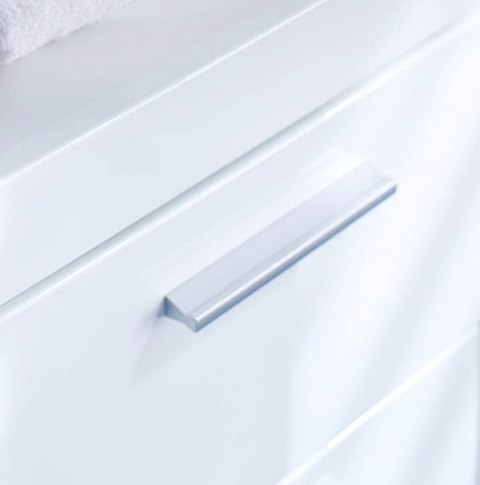 Rootz Bathroom cabinet - Cupboard - High gloss - 73 x 79 x 31 cm