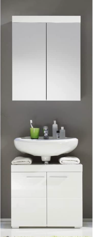 Rootz Bathroom Set - Bathroom Cabinets - High Gloss - 60 x 190 x 34cm