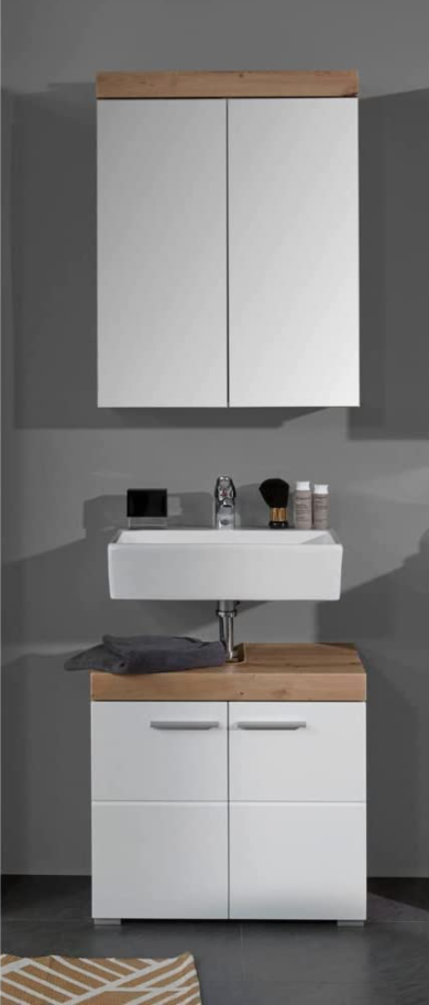 Rootz Bathroom Set - Bathroom Cabinets - High Gloss - 60 x 190 x 34cm