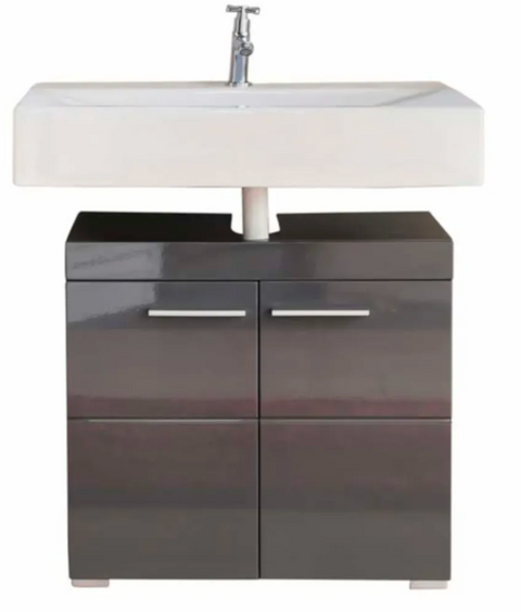 Rootz Bathroom Set - Bathroom Cabinets - High Gloss - 60 x 190 x 34cm