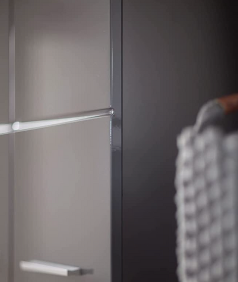 Rootz Bathroom Set - Bathroom Cabinets - High Gloss - 60 x 190 x 34cm