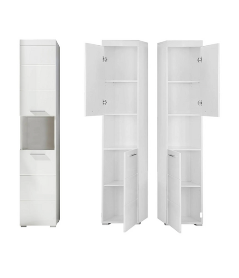 Rootz Bathroom set - Bathroom cabinets - High gloss - 112 x 190 x 34cm