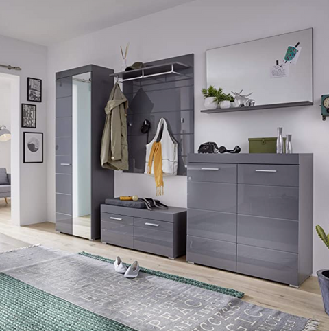 Rootz Schoenenkast - Bench - Hoogglans - 91 x 42 x 38 cm