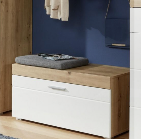 Rootz Schoenenkast - Bench - Hoogglans - 91 x 42 x 38 cm