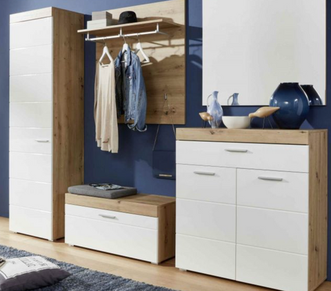 Rootz Schoenenkast - Bench - Hoogglans - 91 x 42 x 38 cm