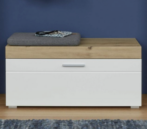 Rootz Schoenenkast - Bench - Hoogglans - 91 x 42 x 38 cm