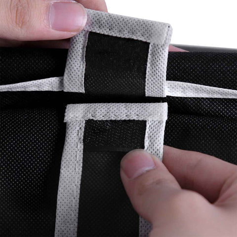 Rootz Shoe Rack - Shoe Rack With 10 Shelves - Shoe Storage Rack - Stylish Footwear Rack - Adjustable Shoe Rack - Multi-tiered Shoe Shelf - Non-woven Fabric - Gray - 88 x 28 x 160 cm (L x W x H)