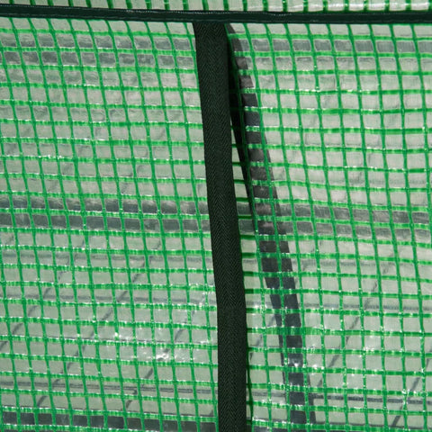 Rootz Greenhouse - Foil Greenhouse - Balcony With 3 Shelves - Tomato House - Plant House - Cold Frame - Metal - Green - 80 x 49 x 160 cm