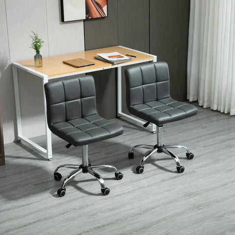 Rootz Work Stools - Office  Stool - With Backrest - 48 cm x 48 cm x 95 cm