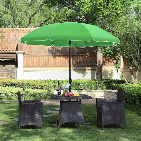 Rootz Parasol - Opvouwbare Parasol - Paraplu - Terrasparasol - Buitenparasol - Tuinparasol - Strandparasol - Zonnescherm - UV-beschermde Parasol - Groen