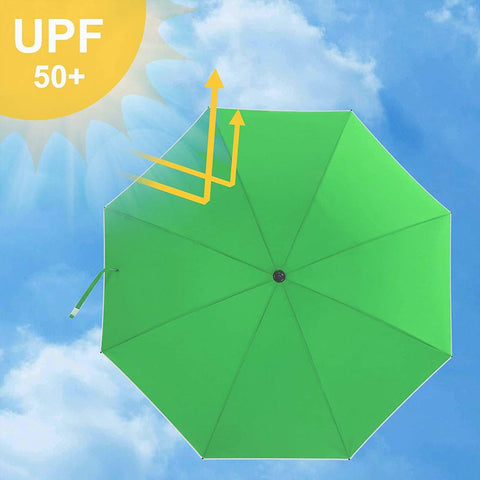 Rootz Parasol - Opvouwbare Parasol - Paraplu - Terrasparasol - Buitenparasol - Tuinparasol - Strandparasol - Zonnescherm - UV-beschermde Parasol - Groen