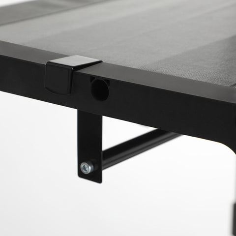 Rootz Wardrobe - Fabric Wardrobe - Foldable Wardrobe - With 2 Clothes Rails - Fabric Wardrobe Storage - Textile Storage - Non-woven Fabric - Metal Tubes - Gray - 140 x 43 x 174 cm (L x W x H)