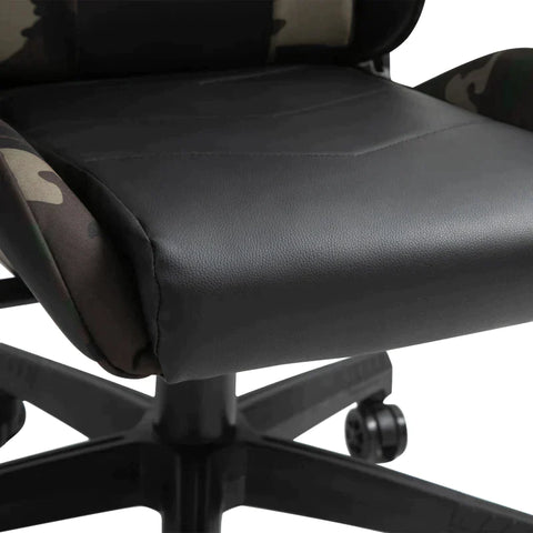 Rootz Gaming Chair - Massage Chair - Office Chair - Ergonomic Faux Leather - Foam - Black