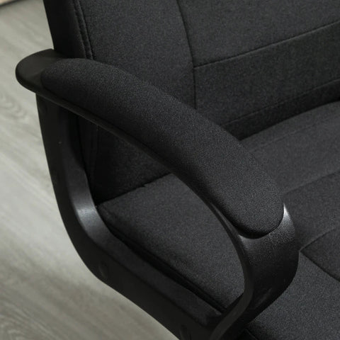 Rootz Office Chair - Computer Chair - Rocker Function - Headrest - Ergonomic Desk Chair - Black - 62 x 62 x 110-119 cm