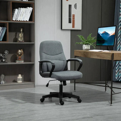 Rootz Massage Chair - Massage Office Chair - Office Chair - Swivel Chair - Grey