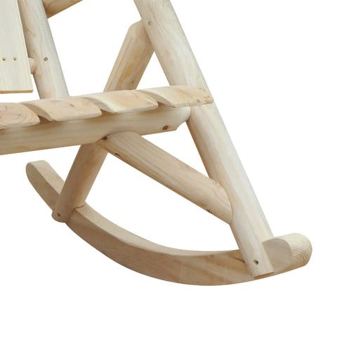 Rootz Rocking Chair - Swing Chair - Swing Garden Chair - Relaxation Chair - Natural - W66 x D96 x H98cm