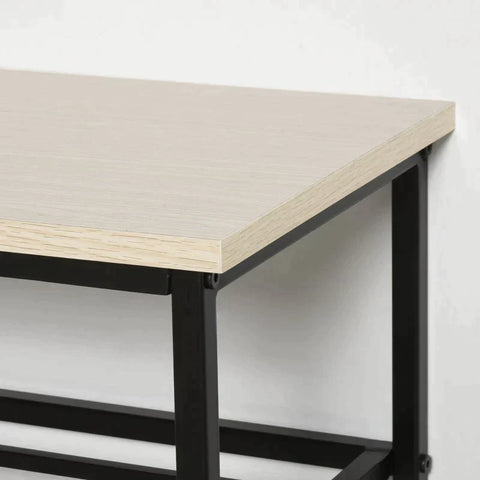 Rootz 2-in-1 Coat Rack Set - Clothes rack Rack - Bench Seat - Bench - Wall Coat Rack - 6 Hooks