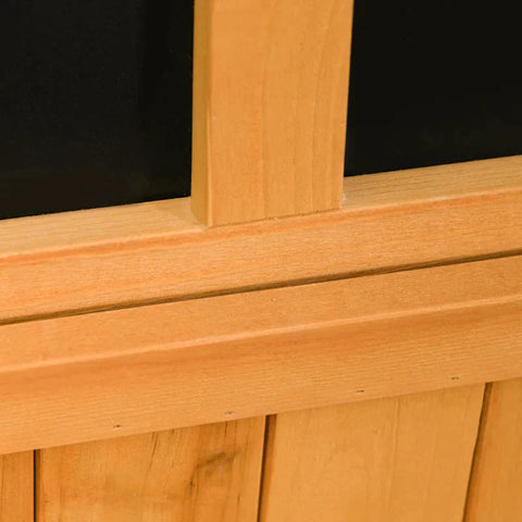 Rootz Garden Cabinet - Tool Shed - Water-resistant - Fir Wood - Durable - Large Room - Yellow - 127 x 56 x 60 cm