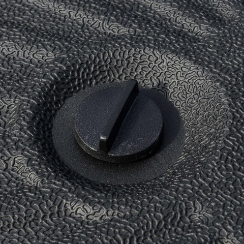 Rootz Parasol - Parasol Stand for Parasol - Parasol Poles - Parasol Base for Garden Terrace Balcony - Cement - Black - Ø51 x 12H cm