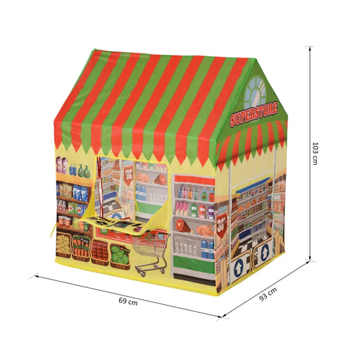 Rootz Play Tent - Children's Play House - Princess Play Tent - Tent House - Play House - Polyester - 93 x 69 x 103 cm