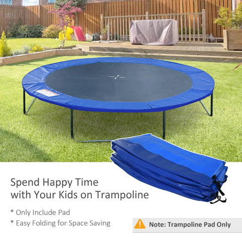 Rootz Trampolin-Randabdeckung – Trampolin-Pad – Sicherheitspolster – Schaumstoffpolsterung – Blau