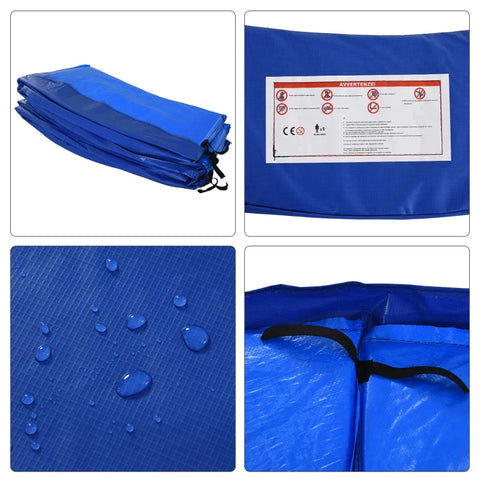 Rootz Trampolin-Randabdeckung – Trampolin-Pad – Sicherheitspolster – Schaumstoffpolsterung – Blau