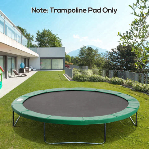 Rootz Trampoline Rim Cover - Trampoline Rim - Trampoline Edge Cover - Green - Safety Net 8ft 10ft 12ft 15ft - Ø366 Cm - (Trampoline Not Included)