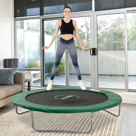Rootz Trampoline Rim Cover - Trampoline Edge Cover - Trampoline Rim - Green - PVC PE - Ø244 CM