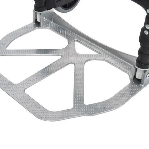 Rootz Aluminum Sack Truck - Transport Truck - Foldable Hand Truck - Stacking Truck - Aluminum